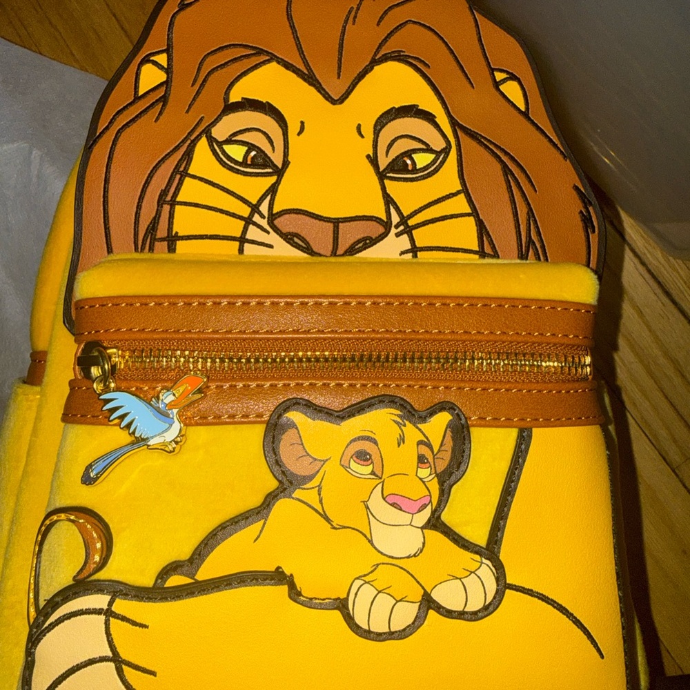 Lion King Simba and Mufasa  Backpack